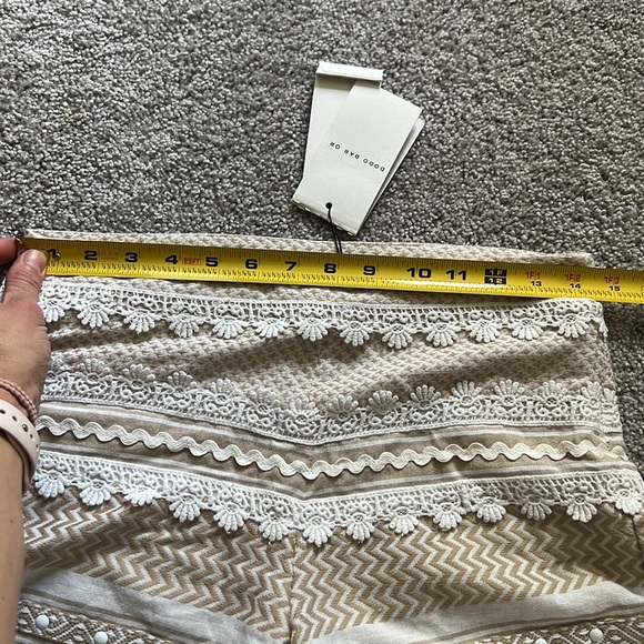 Dodo bar or white and cream moav tassel shorts - Picture 5 of 7